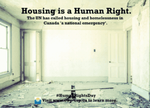 Housing is a right