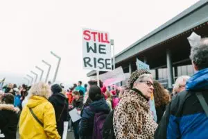 Women's March protestors